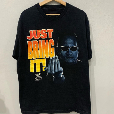 短袖T恤硬汉风男女WWE摔角