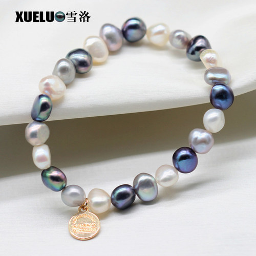 xueluo巴洛克珍珠手链
