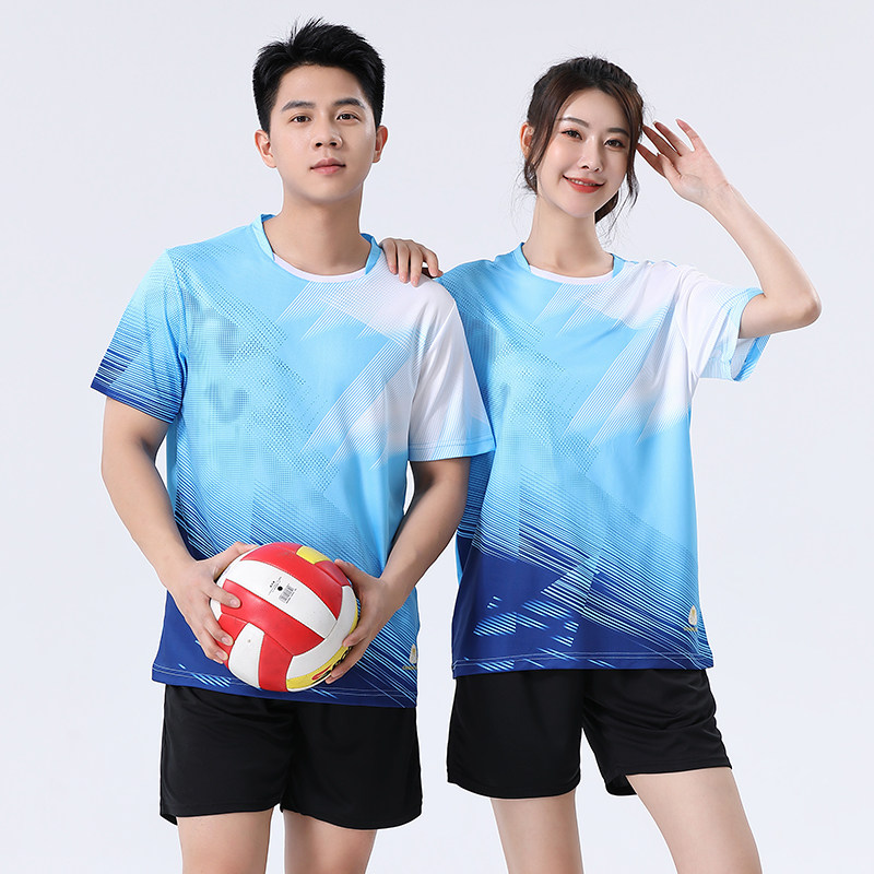 夏季新款情侣儿童速干透气圆领短袖套装高品质青少年运动两件套