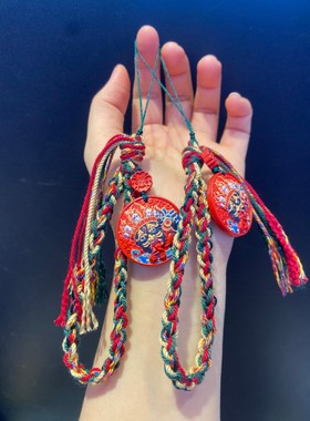 天然正品红砂新款扎基拉姆原创设计款毛衣链吊坠上新DIY