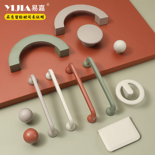 现代简约奶油风柜门拉手