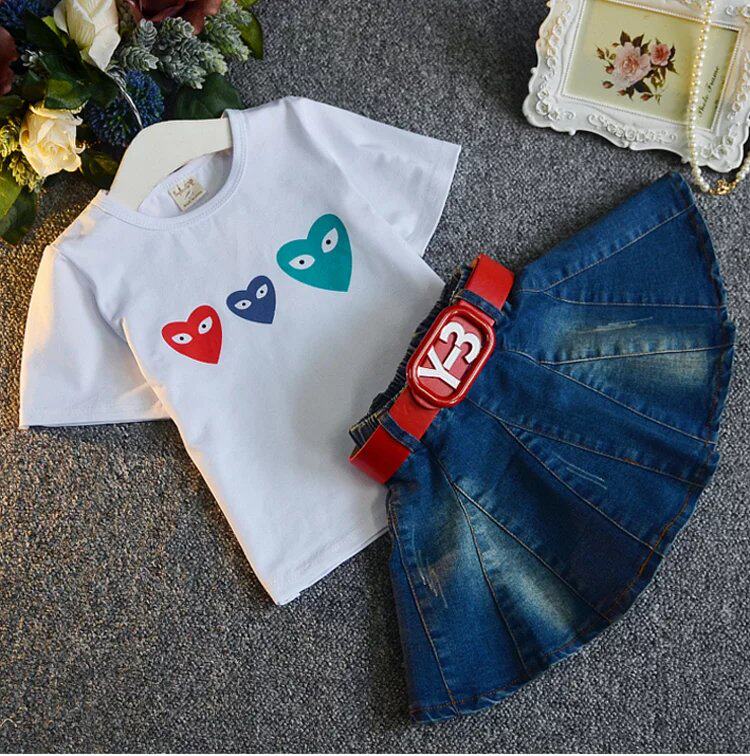 Jupe fillette en toile - Ref 2050094 Image 3