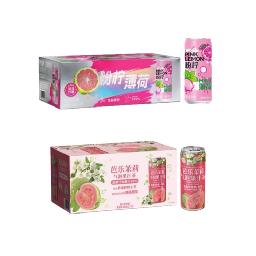 山姆代购芭乐茉莉气泡果汁茶饮料