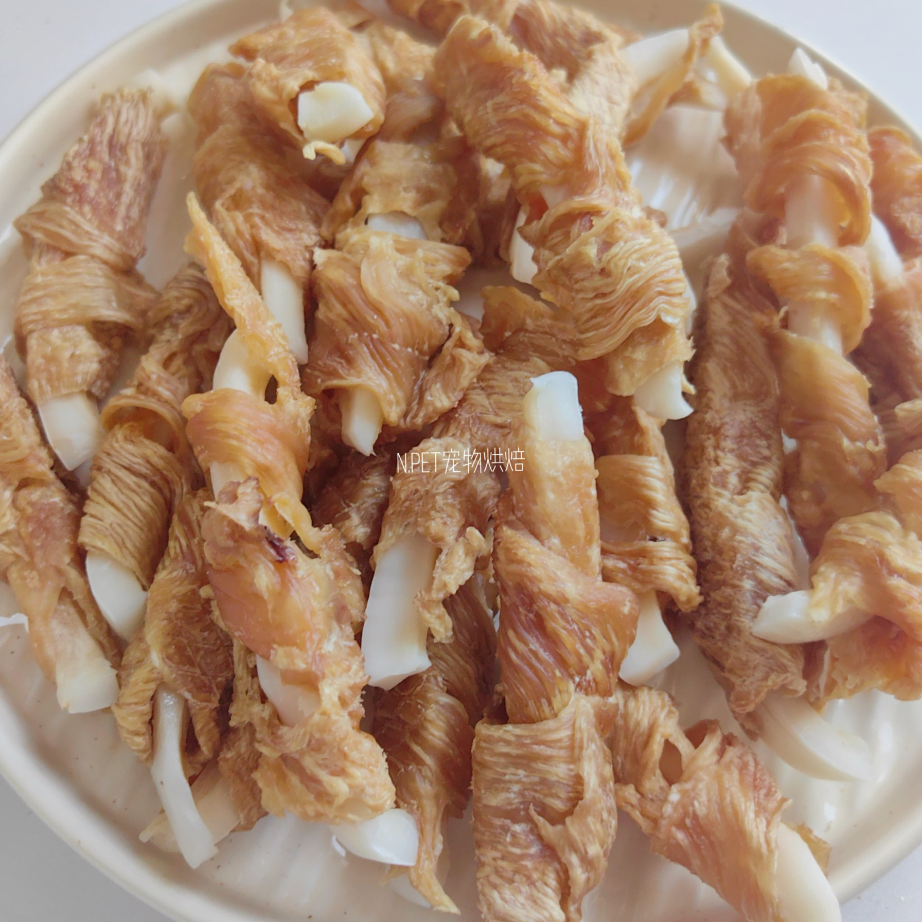 鸡肉/鸭肉绕椰条狗狗烘干零食磨牙肉干 富含天然椰子油护肤美毛