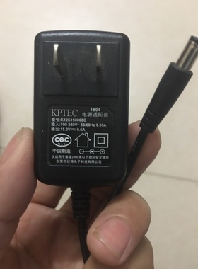 适用于KPTEC电源适配器K12S150060C充电器线15V=0.6A音响电源线