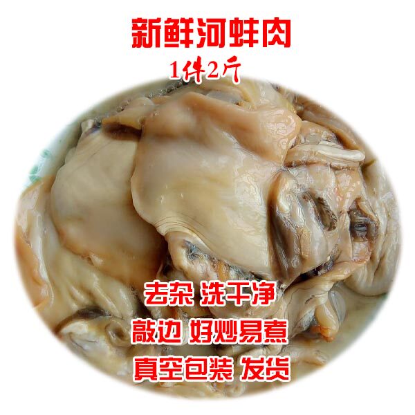 2斤食用鲜活水产苏北特产新鲜生河蚌肉淡水敲边去腮四季有货酒店