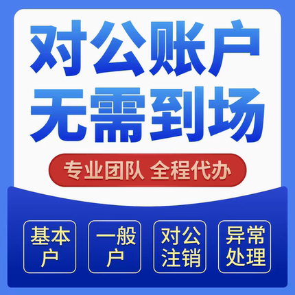 公司对公账户个体对公账户一般户基本户虚拟对公店铺对公上海对公