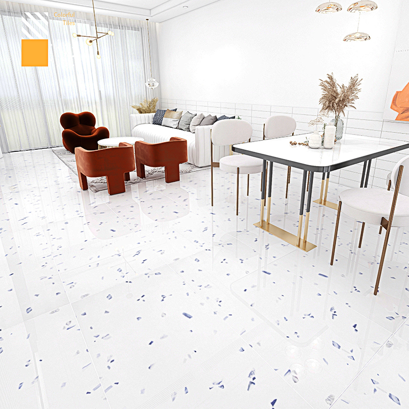彩色餐厅厨房卧室哑光水磨石瓷砖