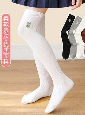 女童袜子春秋纯棉薄款韩版外穿