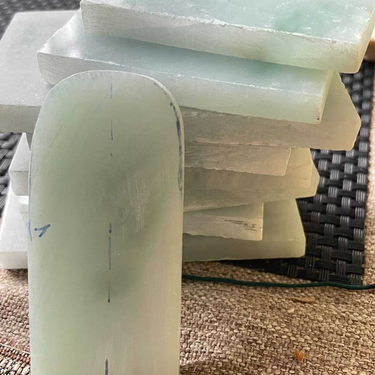 玉江湖翡翠缅甸翡翠代购玉石直播间手镯毛料解口片料冰种私人定制
