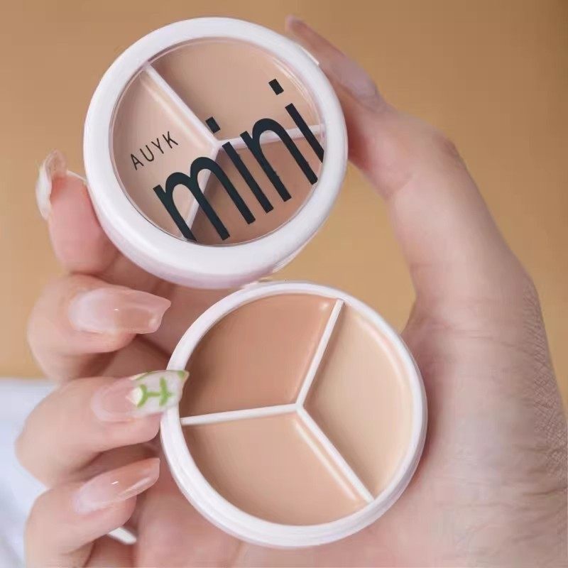 新手雀斑控油三色持久粉底学生防水防汗多色遮印黑眼圈粉卡遮瑕膏,彩妆/香水/美妆工具,遮瑕,淘宝优惠券,粉丝福利购,淘宝优惠卷