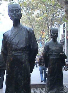 定制王九思胡世宁陈沂朱祐樘明孝宗唐寅雕塑唐伯虎雕像文徵明摆件