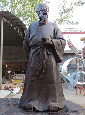 周武王诵周成王雕塑吕望姜尚太公