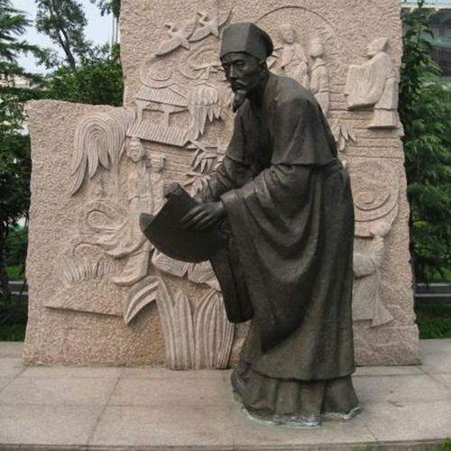 定制赵孟頫雕塑马端临任仁发鲜于枢铁穆耳元成宗王祯袁桷雕像摆件