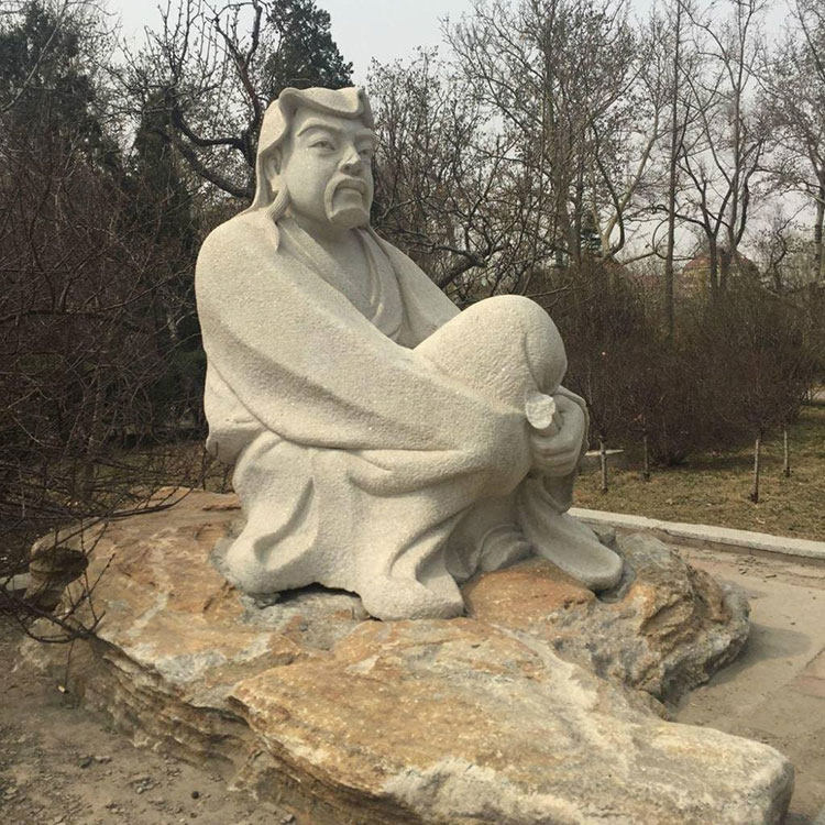 设计定制庭院户外微子武庚商容雕塑崇侯虎伯夷叔齐雕像玻璃钢摆件