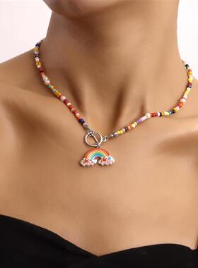 欧美跨境饰品波西米亚彩色米珠