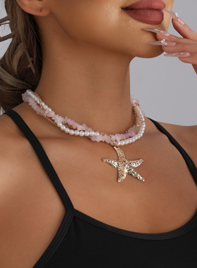 欧美跨境饰品小清新ins风碎石