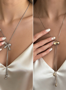 欧美跨境饰品简约ins风蝴蝶结吊