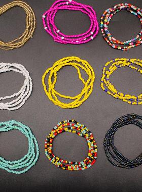 欧美嘻哈波西米亚米珠手链套装