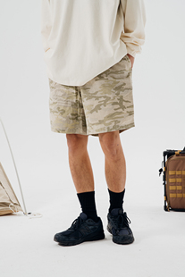 DAIKON 20SS Camo Climbing Short复古户外宽松迷彩登山机能短裤