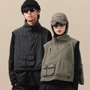 warmer 马甲双面穿neck DAIKON Lab.25aw户外轻量化保暖半拉链短款