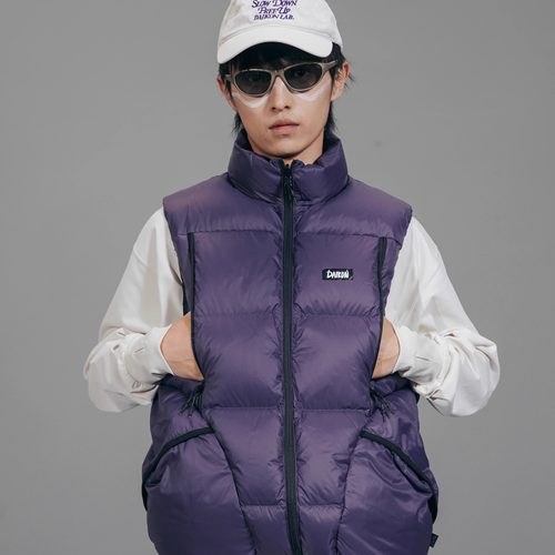 DAIKONLab双面撞色羽绒马甲