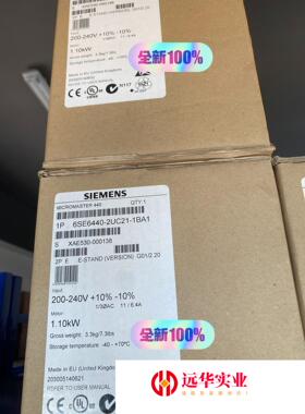 6SE6440-2UC21-1BA1 西门子变频器