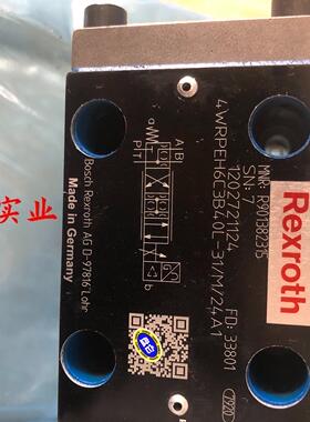 力士乐高频响阀4WRPEH6C3B40L-31/M/24A1 R901382315