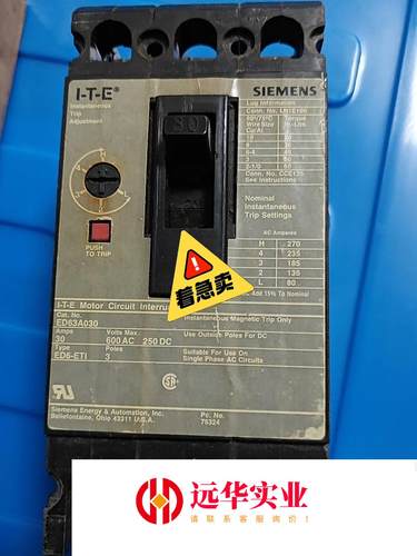 LN1E100600AC,250DC断路器Siemens