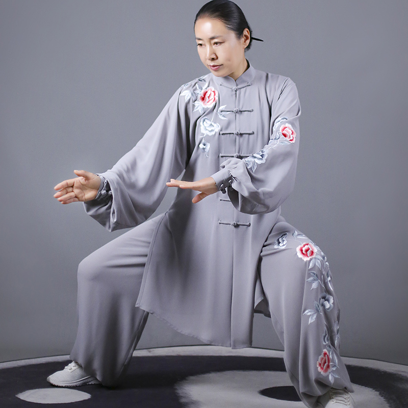 马蕾太极拳长款团队武术马蕾太极