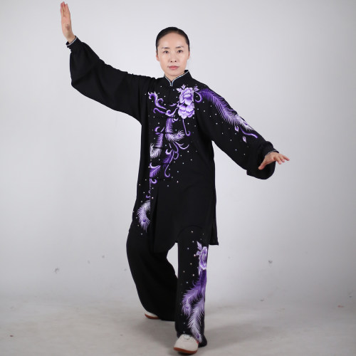 马蕾太极重工刺绣表演服