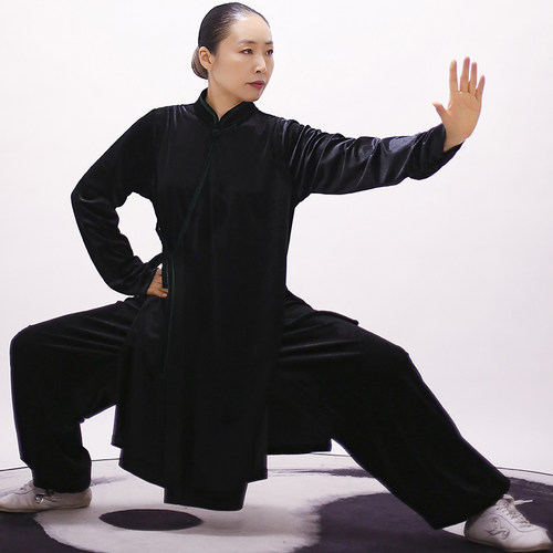 马蕾秋冬太极服不倒绒精编新款女