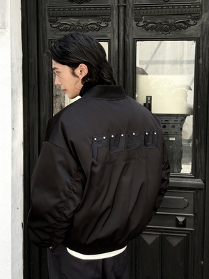 实体潮牌港风复古银灰色棒球服羽绒服男士冬季新款白鹅绒90绒外套