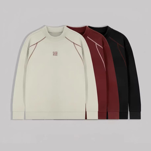 马到成功马年新年贺岁款重磅双面绒国潮刺绣百搭秋冬男士休闲卫衣