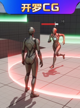 UE5虚幻5.3 Delayed Healthbar System 血条健康栏伤害延迟蓝图