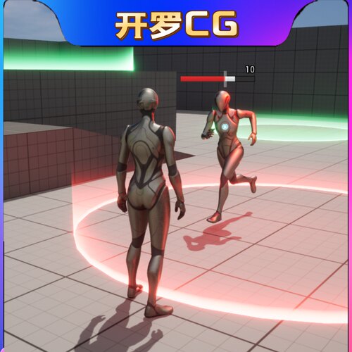UE5虚幻5.3 Delayed Healthbar System 血条健康栏伤害延迟蓝图