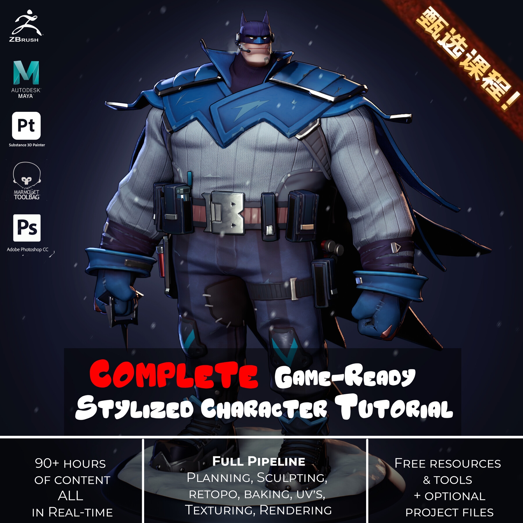 Fred Arsenault Stylized Character Tutorial + Project Files