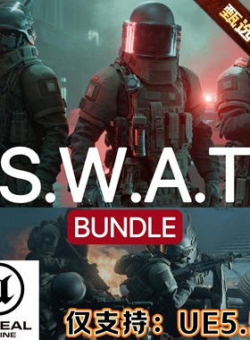 UE5.5虚幻5.5+ S.W.A.T. - Modular Character Bundle 完整版！