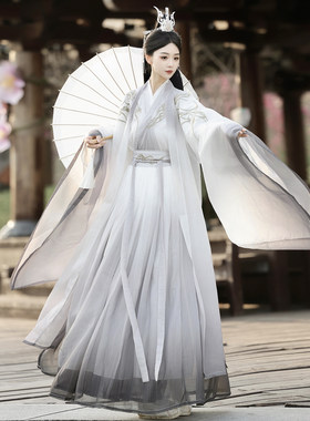 【墨染赤霄】魏晋风大袖汉服套装