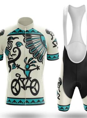 2025热销骑行服速乾排汗短袖男上衣夏季越野自行车骑行服可定制