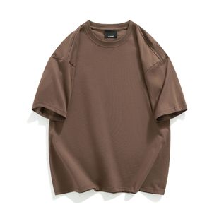 280克重磅纯棉t恤休闲款 男士 圆领宽松潮流百搭上衣 春秋款 OLA