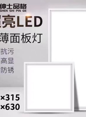 315x315x630莱斯奥适用铝扣板集成吊顶厨房卫生间led平板灯