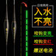 隐形偷鱼夜光漂入水不亮咬钩变亮日夜两用全绿阴天尾高亮电子浮漂