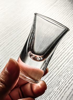 五钱水晶玻璃白酒杯小酒杯酒盅子弹杯子高档家用25ml毫升5钱半两