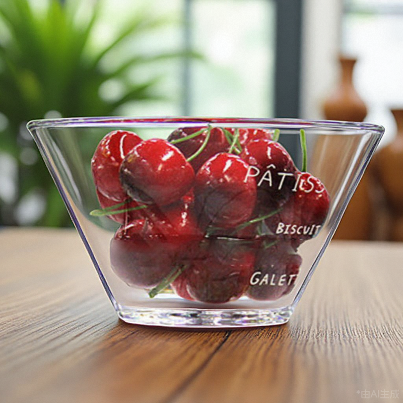 2025新款水晶玻璃沙拉碗水果盘