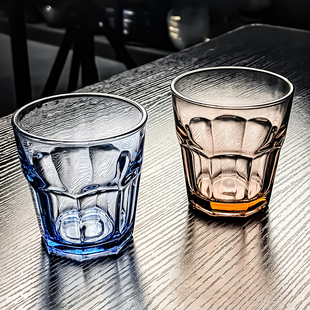 彩色玻璃杯水杯茶杯酒杯啤酒杯子轻奢高档高级感轻奢家用 2025新款