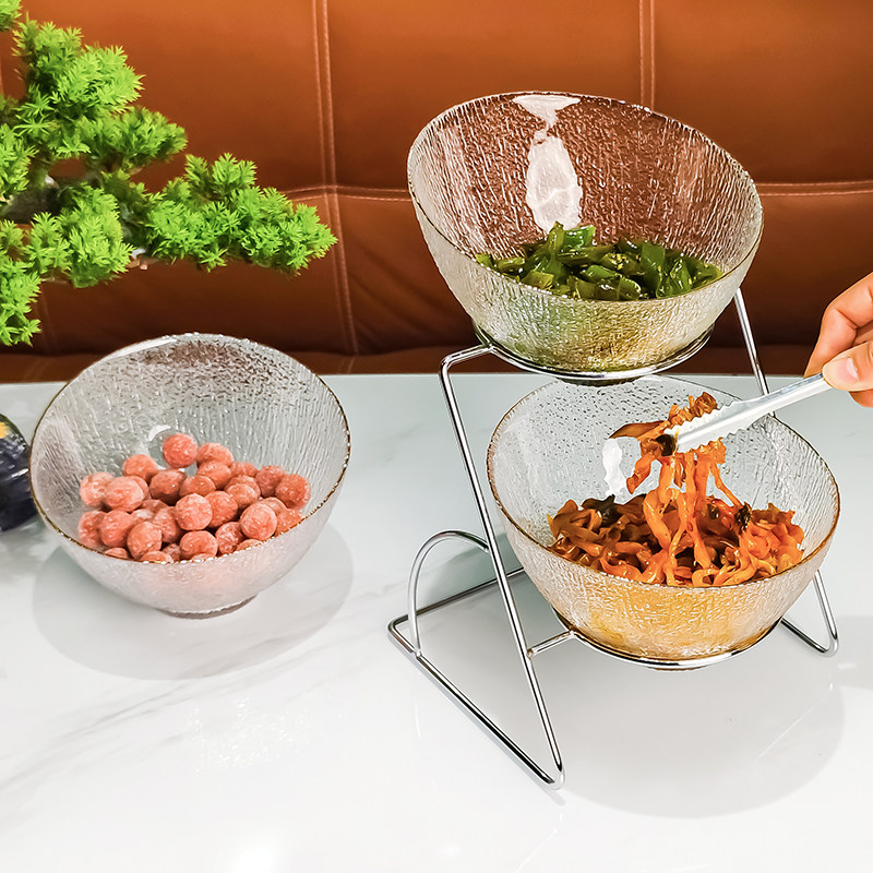 酒店早餐自助餐咸菜架展示盘小菜凉菜架子餐厅调料台小料碗商用盒