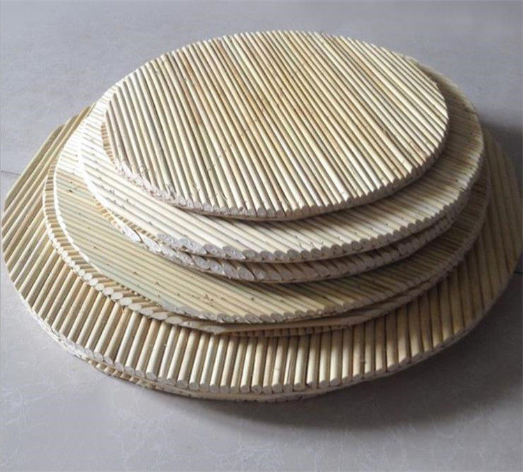 锅盖圆形托盘饺子农家手工高粱杆盖帘盖垫饺子帘垫篦子双层餐垫