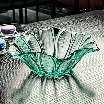 水晶玻璃碗水果盘小果盘果然零食