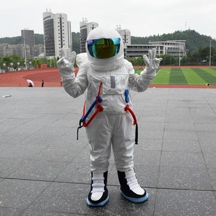 宇航员卡通人偶服出租荧光舞太空服租赁推广地推广告促销服装